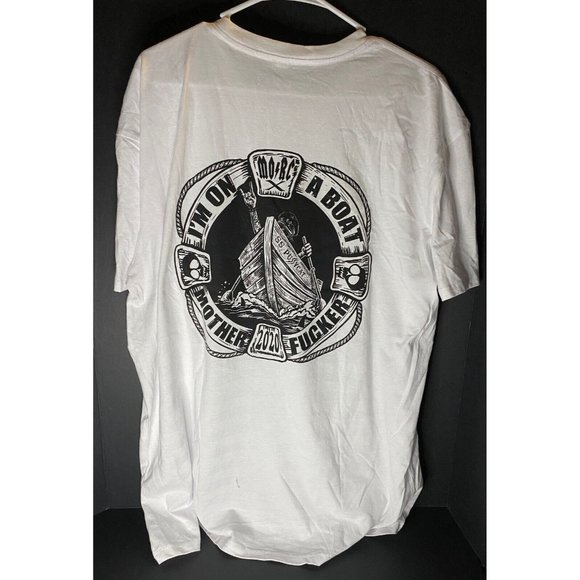 Faster Pussycat Monsters of Rock Tour T Shirt I'm on a Boat 2020 Band 2XL XXL - Picture 4 of 7